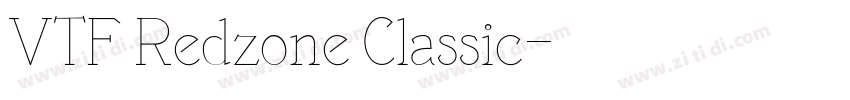 VTF Redzone Classic字体转换